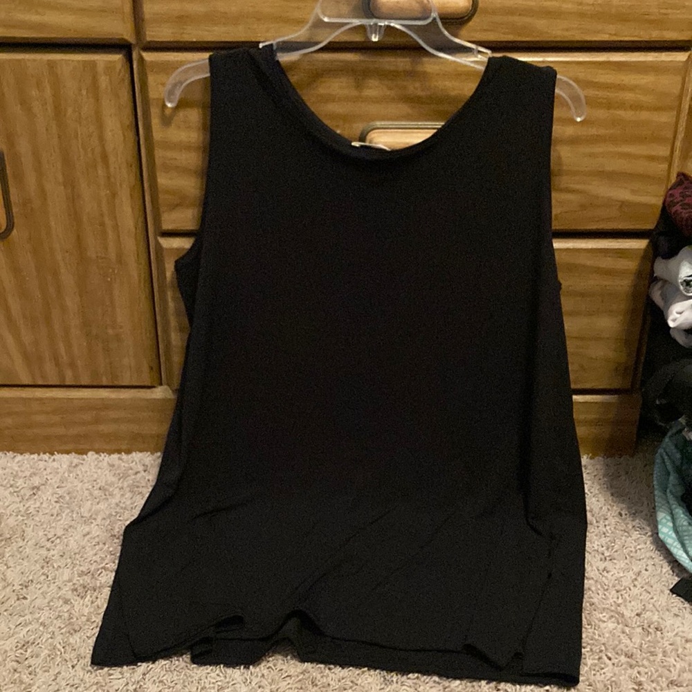 Zenana Black Silky tank